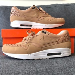 Nike Air Max 1 Woven Pale Shale - Tan - Men's 13